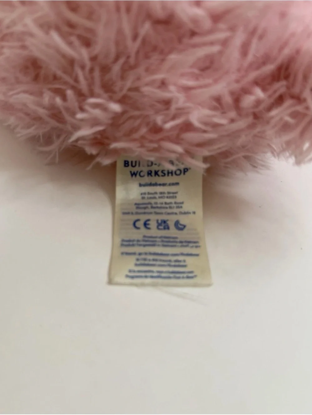 Build A Bear BAB Strawberry Highland Cow Stuffed Animal Pink Plush 2024 Rare